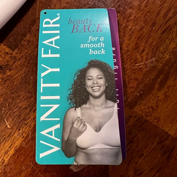 Vanity Fair Beauty Back, Full Figure back smoothing wireless bra, 42DDD, White - Picture 3 of 12